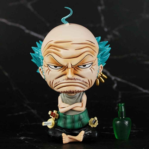 MÔ HÌNH ZORO KHI VỀ GIÀ - KÈM BÌNH RƯỢU