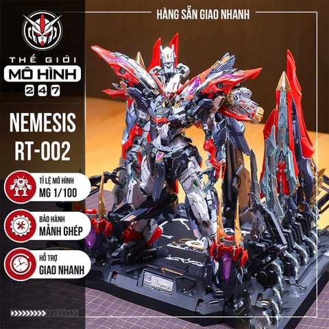 Mô Hình Lắp Ráp 1/100 NEMESIS RT-002 (KÈM BASE + DECAL NƯỚC)