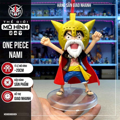 (HIẾM) MÔ HÌNH ONE PIECE LUFFY MŨ ĐỒNG