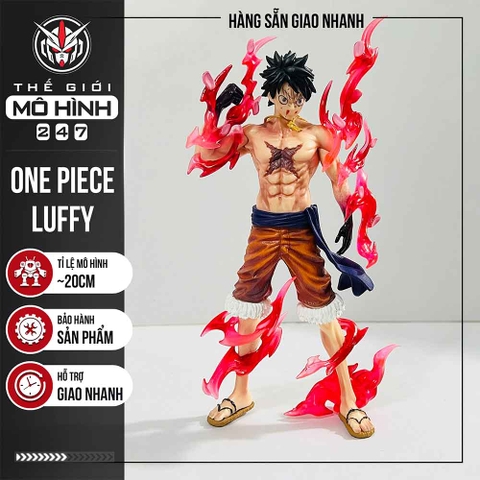 MÔ HÌNH LUFFY HOA ANH ĐÀO GIÁ RẺ