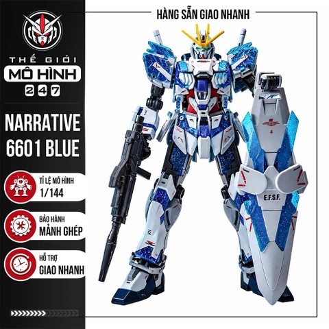 MÔ HÌNH LẮP RÁP 6601 NARRATIVE C-PACKS 6601 XANH (KÈM DECAL NƯỚC)
