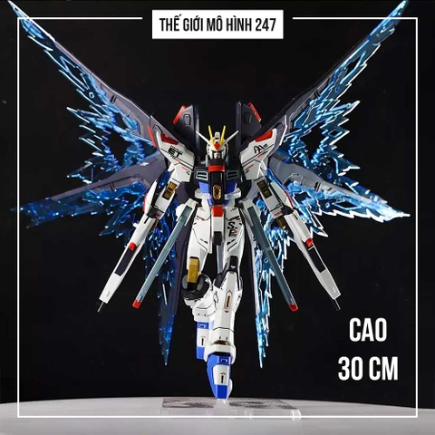 (Tặng Đế + Decal nước + Effect cánh) Mô Hình Gundam HG CE 201 Strike Freedom Fighter Revive + Wings of Light