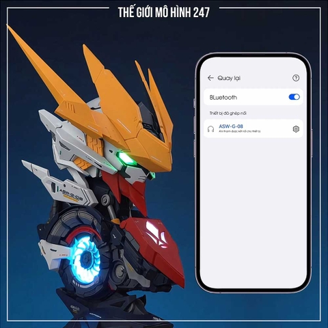 MÔ HÌNH LẮP RÁP BARBATOS HEAD BUST (CÓ LOA + ĐÈN + DECAL NƯỚC)