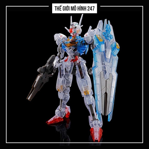 Mô hình Gundam HG Aerial nhựa trong suốt (Tặng đế)