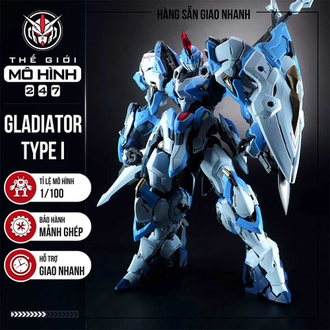 Mô hình lắp ráp GLADIATOR TYPE I + Áo choàng ELDRAN - Chính hãng GS-TOYS