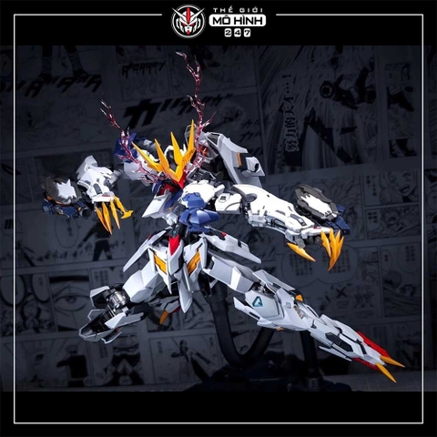 Mô hình lắp ráp Barbatos Lupus Rex Wolf Technology - Kèm Đế + Khung xương kim loại