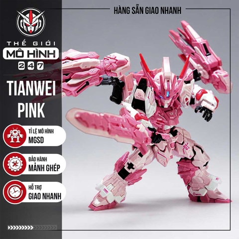 [PRE ORDER] Mô hình lắp ráp TGM Tianwei Pink Có đèn + Decal nước - Chính hãng CangDao