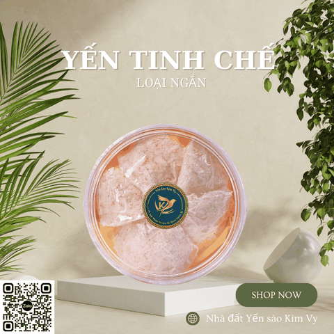 Yến tinh chế sợi ngắn