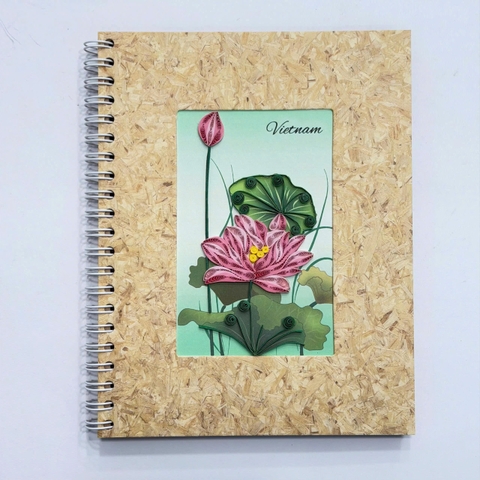 Sổ bìa giấy xoắn thủ công làm quà tặng ý nghĩa