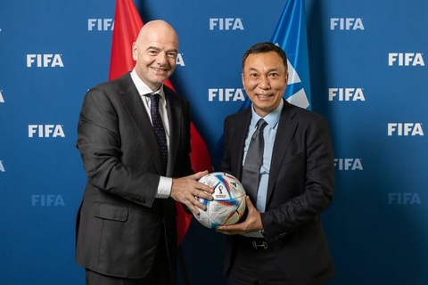 Chủ tịch FIFA Gianni Infantino dự khán chung kết ASEAN Championship 2026 tại Mỹ Đình