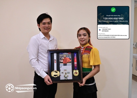 Nữ võ sĩ Lò Thị Phung gửi 120 triệu đồng hỗ trợ đồng bào vùng lũ Lai Châu