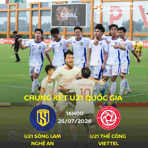 U21 Sông Lam Nghệ An hay U21 Thể Công Viettel: Ai sẽ viết tiếp lịch sử tại U21 Quốc gia 2026?