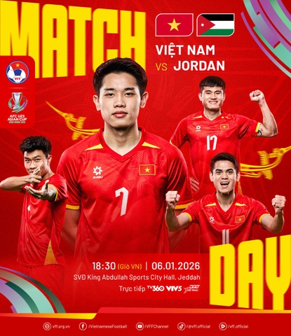 U23 VIỆT NAM – U23 JORDAN: BÃO GIÓ TRẬN MỞ MÀN U23 CHÂU Á 2026