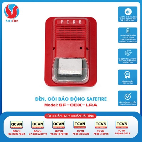Đèn còi báo động SafeFire SF-CBX-LRA