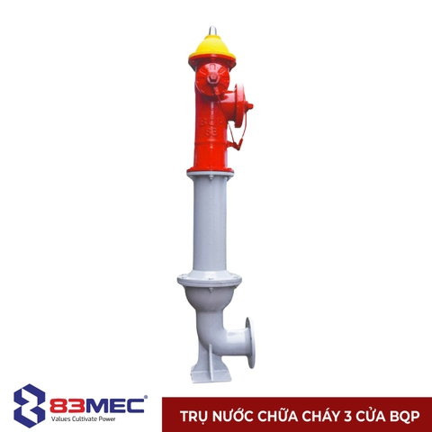 Trụ cứu hỏa 3 cửa BQP83