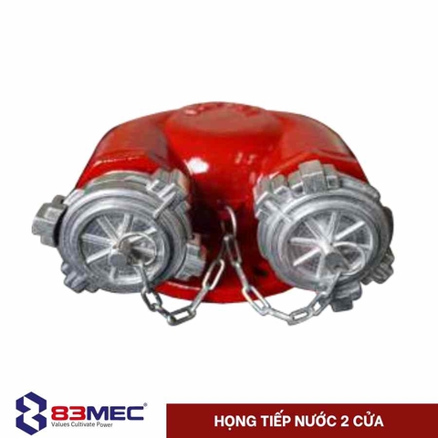 Họng tiếp nước chữa cháy 2 cửa