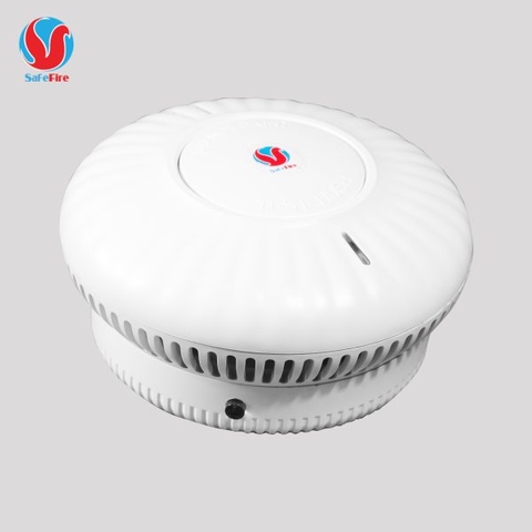 Đầu báo cháy khói liên động không dây kèm đế Wifi SafeFire AJ-760W