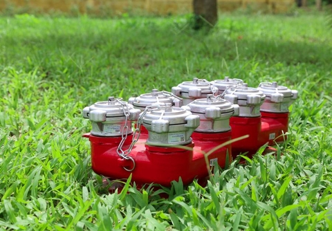 Họng tiếp nước chữa cháy 4 cửa