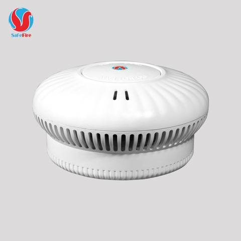 Đầu báo cháy khói liên động không dây kèm đế Wifi SafeFire AJ-760W