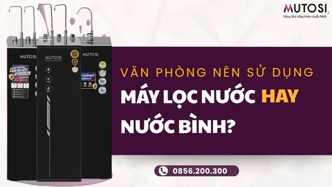 Máy Lọc Nước Văn Phòng Hay Nước Bình Tiết Kiệm Hơn? So Sánh Chi Phí Thực Tế