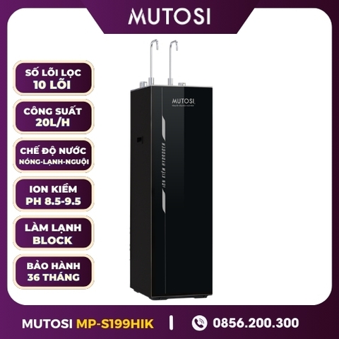Máy Lọc Nước Nóng-Lạnh-Nguội-Ion Kiềm Hydrogen Mutosi MP-S199HIK