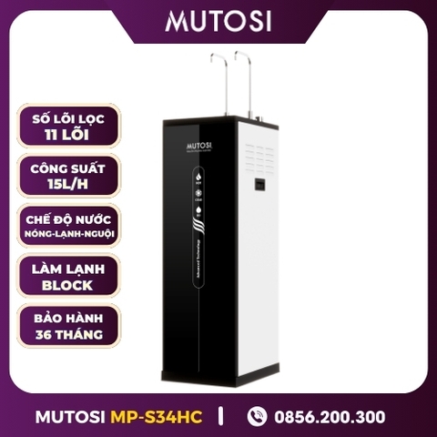 Máy Lọc Nước Nóng-Lạnh-Nguội 11 Lõi Mutosi MP-S34HC