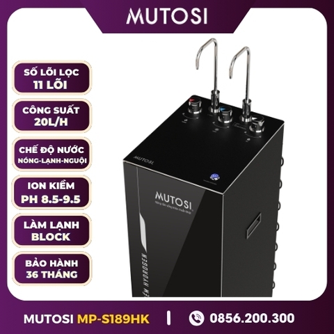 Máy Lọc Nước Nóng-Lạnh-Nguội-Ion Kiềm Hydrogen Mutosi MP-S189HK