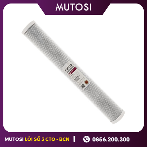 Lõi Lọc Số 3 CTO 20 Inch Mutosi- Bán Công Nghiệp