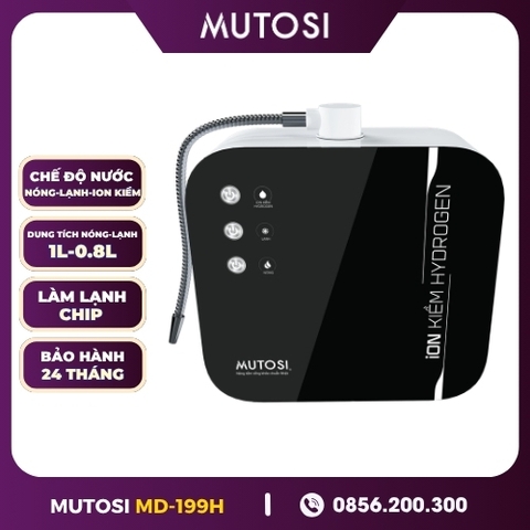 Máy Chuyển Đổi Nước Nóng Lạnh Ion Kiềm Hydrogen Mutosi MD-199H