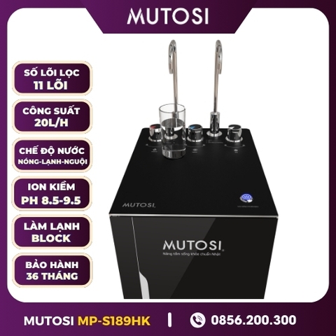 Máy Lọc Nước Nóng-Lạnh-Nguội-Ion Kiềm Hydrogen Mutosi MP-S189HK