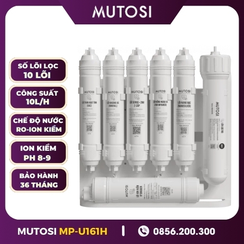 Máy Lọc Nước Để Gầm Ion Kiềm Hydrogen Mutosi MP-U161H