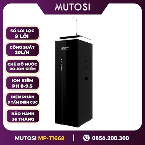 Máy Lọc Nước Điện Giải Ion Kiềm Hydrogen Mutosi MP-T668