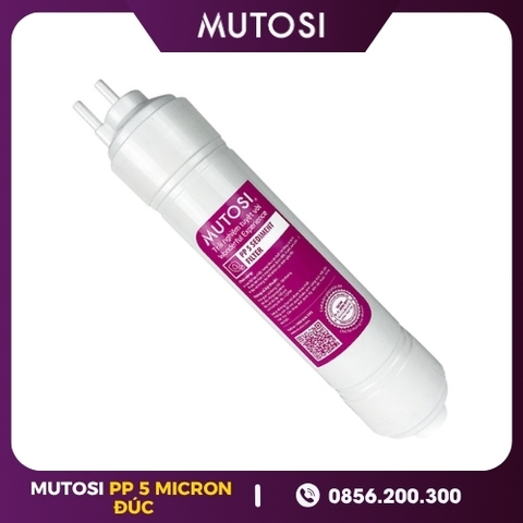 Lõi Lọc Thô PP 5 Micron Mutosi (Đúc)