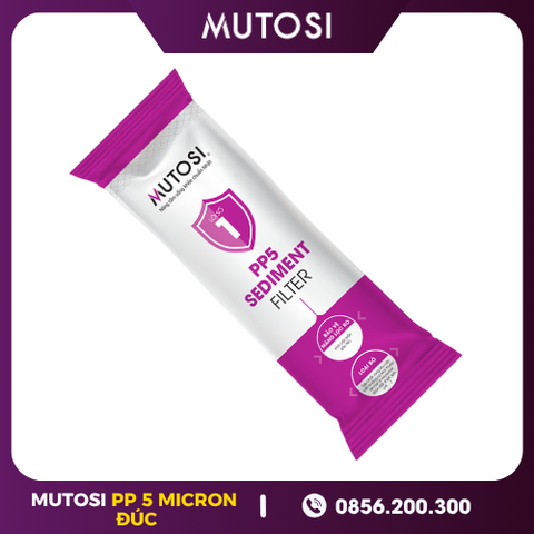 Lõi Lọc Thô PP 5 Micron Mutosi (Đúc)
