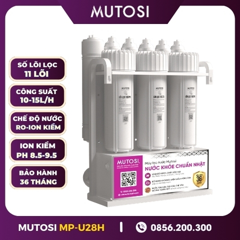 Máy Lọc Nước Để Gầm Ion Kiềm Hydrogen Mutosi MP-U28H