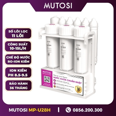 Máy Lọc Nước Để Gầm Ion Kiềm Hydrogen Mutosi MP-U28H