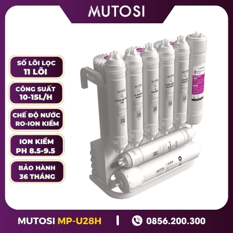 Máy Lọc Nước Để Gầm Ion Kiềm Hydrogen Mutosi MP-U28H