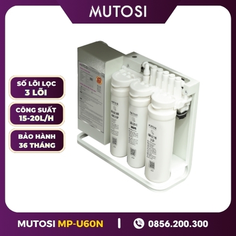 Máy Lọc Nước Để Gầm Lõi Thay Nhanh Mutosi MP-U60N