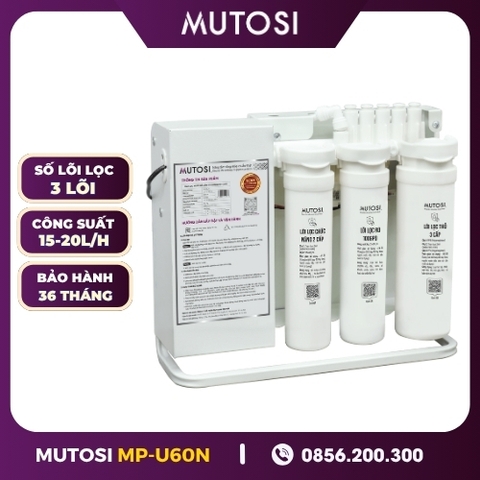 Máy Lọc Nước Để Gầm Lõi Thay Nhanh Mutosi MP-U60N