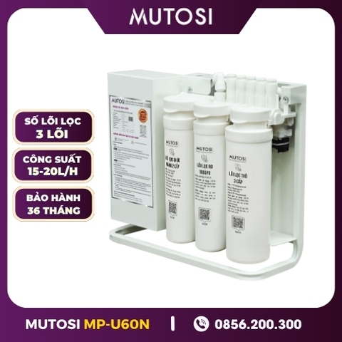 Máy Lọc Nước Để Gầm Lõi Thay Nhanh Mutosi MP-U60N