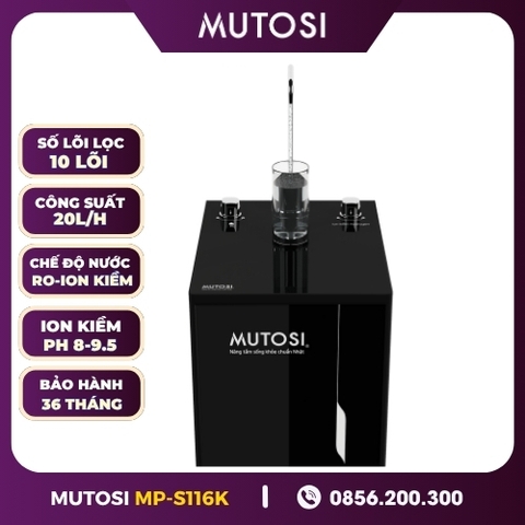 Máy Lọc Nước Ion Kiềm Hydrogen Mutosi MP-S116K