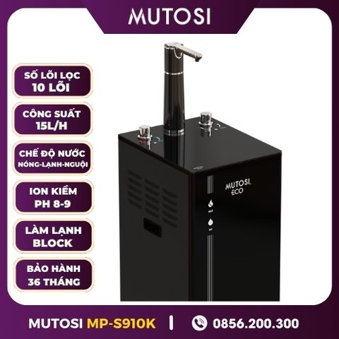 Máy  Lọc Nước Nóng-Lạnh-Nguội-Ion Kiềm Hydrogen Mutosi MP-S910K