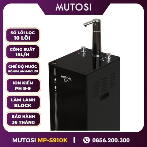 Máy  Lọc Nước Nóng-Lạnh-Nguội-Ion Kiềm Hydrogen Mutosi MP-S910K