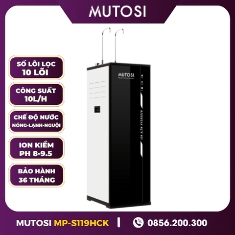 Máy Lọc Nước Nóng-Lạnh-Nguội-Ion Kiềm Hydrogen Mutosi MP-S119HCK