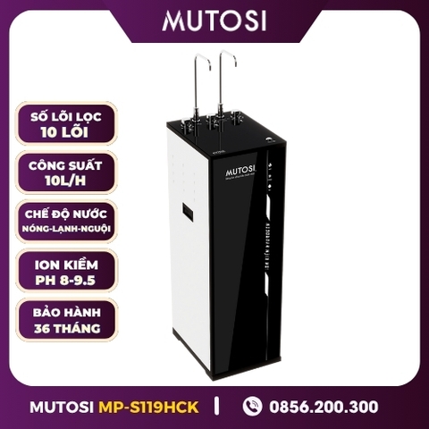 Máy Lọc Nước Nóng-Lạnh-Nguội-Ion Kiềm Hydrogen Mutosi MP-S119HCK