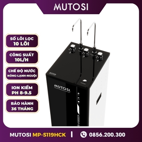 Máy Lọc Nước Nóng-Lạnh-Nguội-Ion Kiềm Hydrogen Mutosi MP-S119HCK