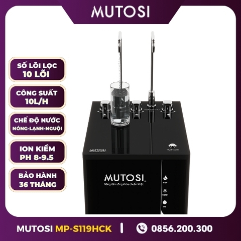 Máy Lọc Nước Nóng-Lạnh-Nguội-Ion Kiềm Hydrogen Mutosi MP-S119HCK