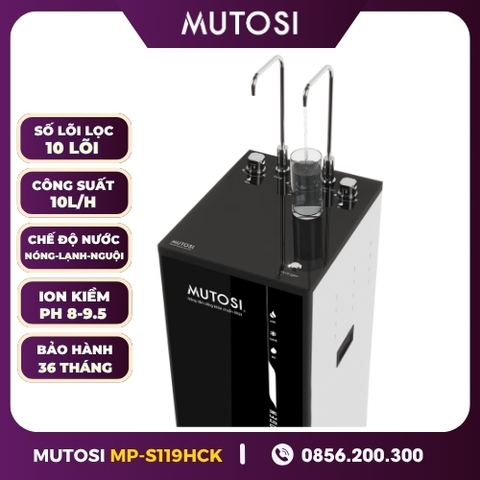 Máy Lọc Nước Nóng-Lạnh-Nguội-Ion Kiềm Hydrogen Mutosi MP-S119HCK