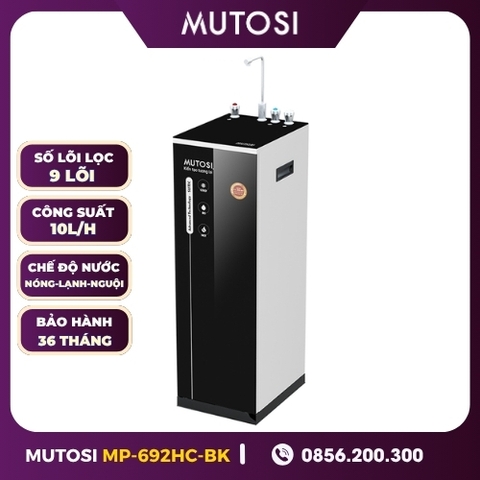 Máy Lọc Nước Nóng Lạnh Nguội 9 Lõi Mutosi MP-692HC-BK