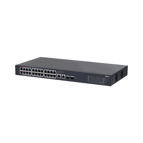 Switch PoE Cloud 28 port với 24 port PoE